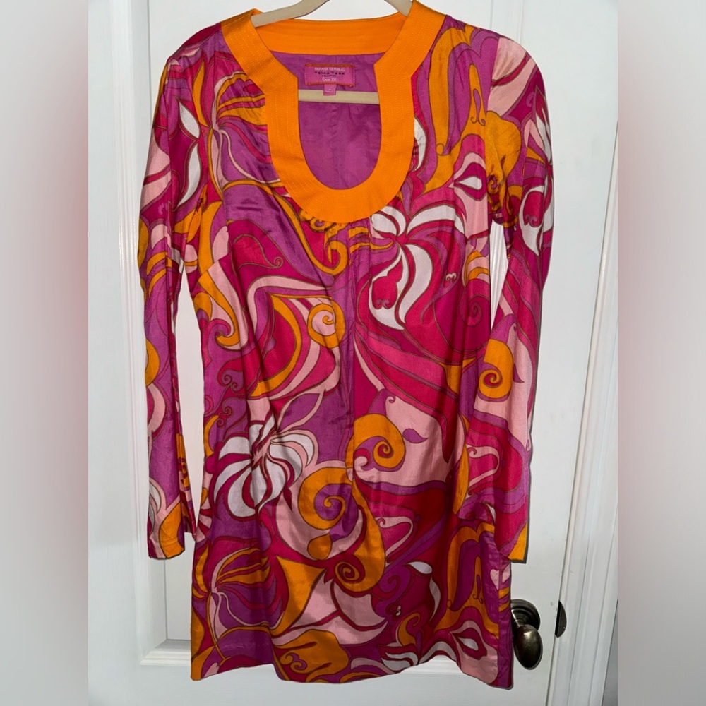 Vintage Trina Turk x Banana Republic Collab Shift Dress Size 4
